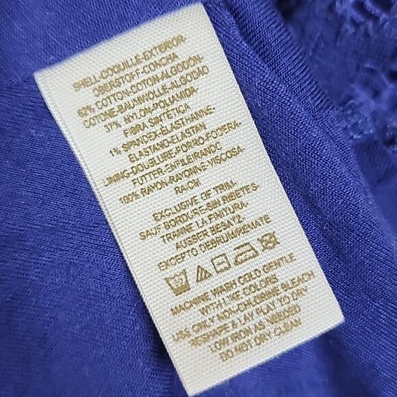 Free People Stretchy Navy Blue Skater Dress - Picture 6 of 11